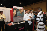 T-Mobile booth at the Career Fair