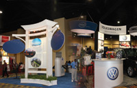 Volkswagen display at the Career Fair